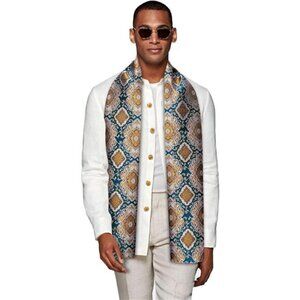 Mens/Womens Lightweight Silk Scarf Fashion Print Paisley Scarves